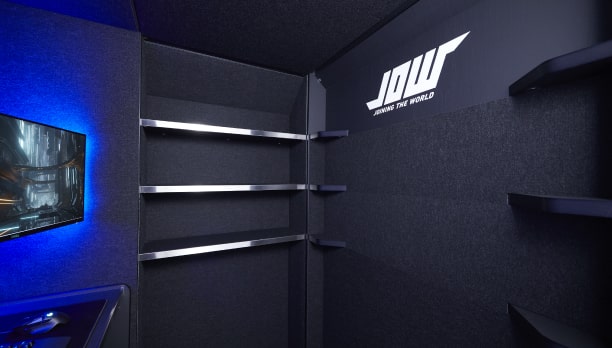 3段のサイドラック